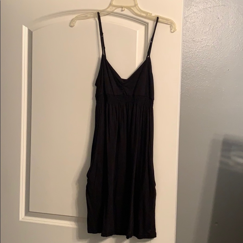 Black Spaghetti Strap Dress.